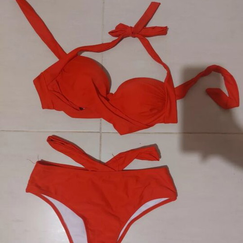 Women's swimsuit new, red, size medium