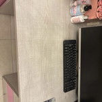 Desk and bookshelf set