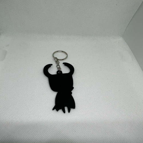 Hollow Knight keychain like new, 3D printed, black and blue