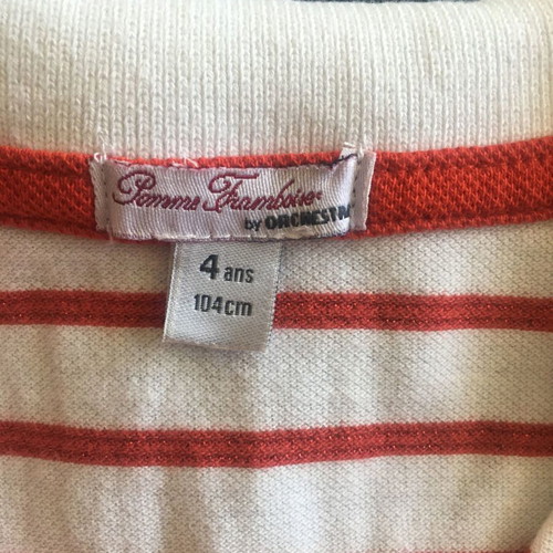 Orchestra dress for 4-year-old girl like new, red, 100% cotton