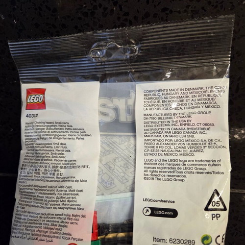 Lego 40312 Xtra Street Lights Set new, Polybag 2018