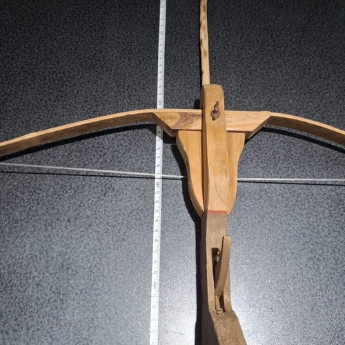 Handmade Wooden Children's Crossbow 45cm with Arrow like new