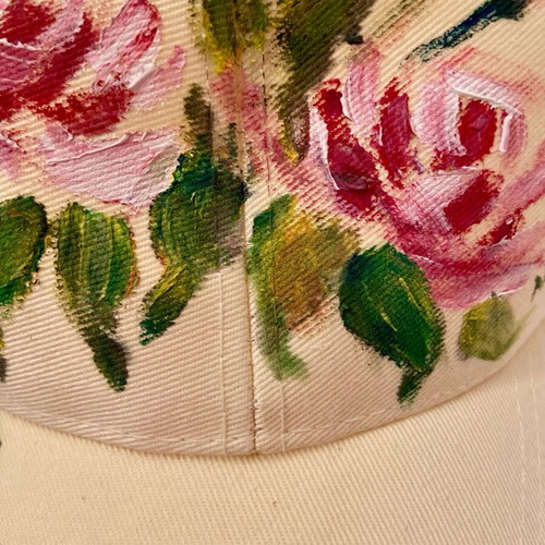 Hand-painted hat new for unique appearances