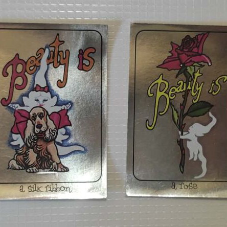 Rare Panini Casper Beauty Is... Collectible Stickers Mint Condition 1985