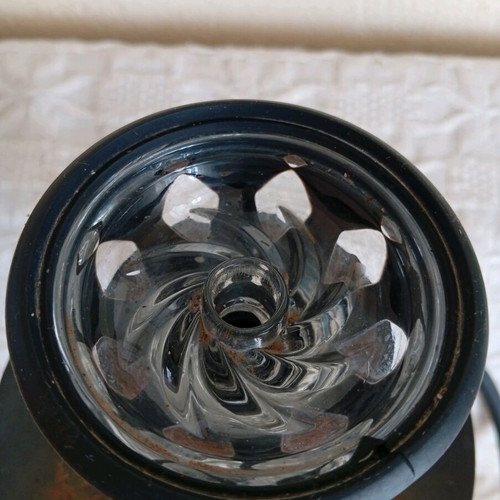 Heavy hookah 55 cm with glass base and X function design