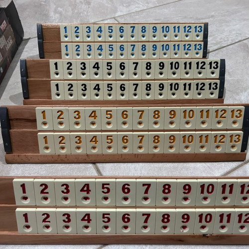 Board game with wooden bases new in original packaging