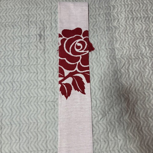 England Rugby Rose Wraparound Supporter Scarf new, official