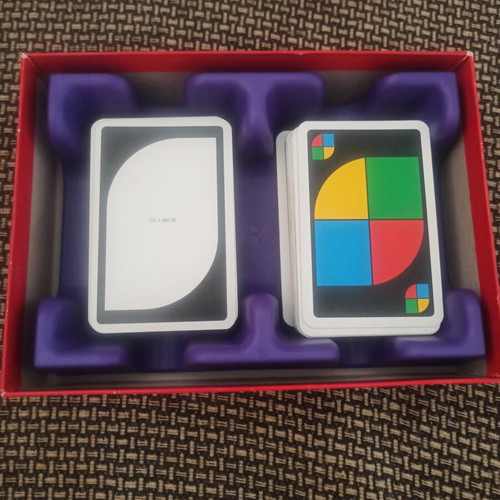 Uno Deluxe card game used, complete