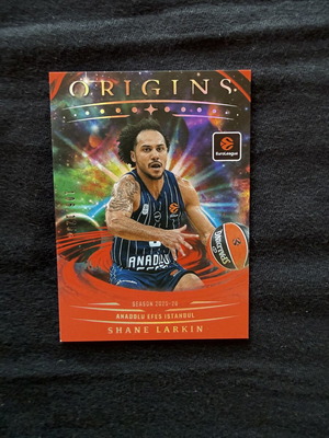 2025/26 Panini Origins Euroleague Shane Larkin Red Parallel Card #14 new
