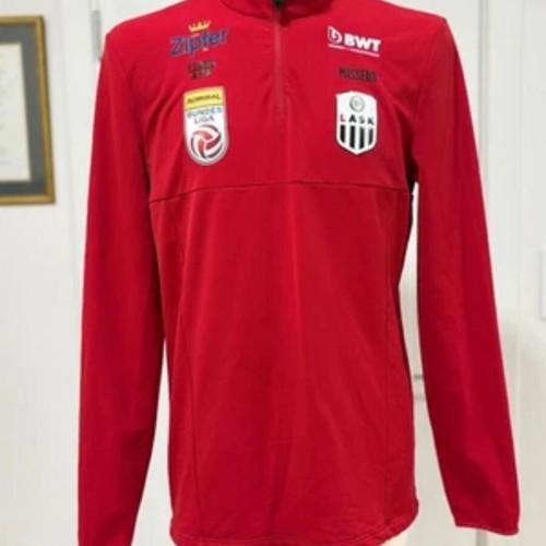 LASK Austrian Football Bundesliga Masseur 1/4 Zip Pullover Size Large used