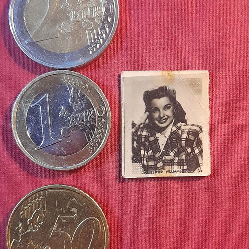 Esther Williams vintage collectible photo sticker