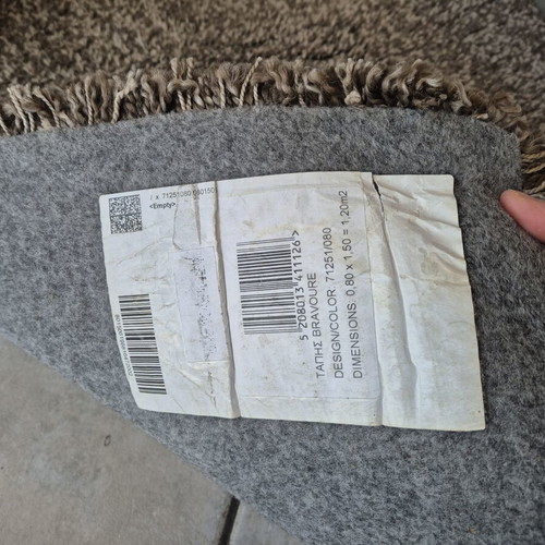 Bedroom rugs used, set of 3, 1.50×0.80 m