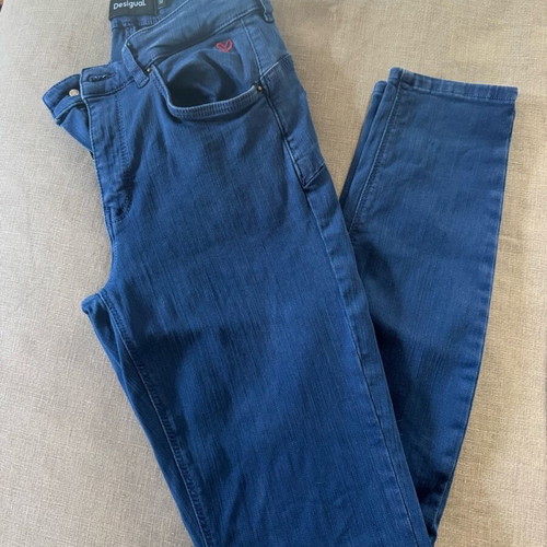 Desigual women's jeans like new, size 38, blue