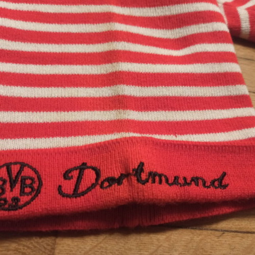 Christmas hat Borussia Dortmund used, vintage authentic