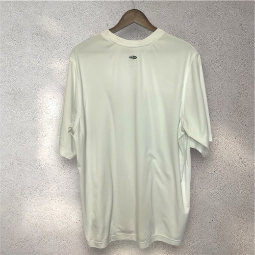 Adidas Climalite sports shirt used, white, size L