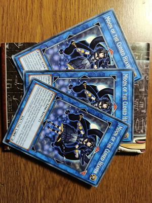 Moon of the Closed Heaven Yu-Gi-Oh! cards like new, set of 3