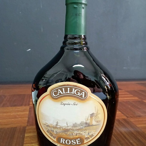Calliga Rosé dry wine like new, 750 ml
