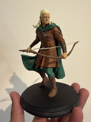Legolas handmade figure painted by hand