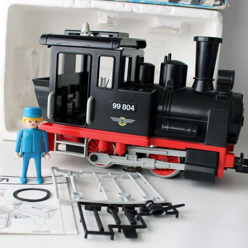 Playmobil System 4051 Vintage 1985 Train Steam Engine LGB new