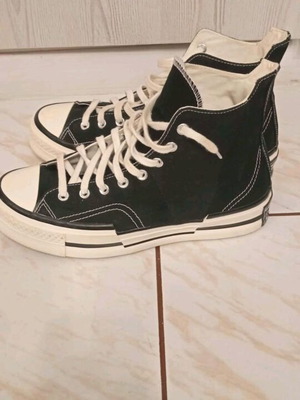 Converse Chuck 70 Plus Seasonal Flatforms μποτάκια μαύρα, μέγεθος 43, σαν καινούρια