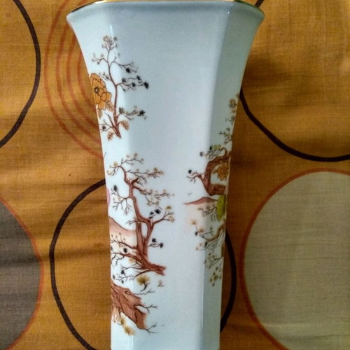 Limoges porcelain vases used, set of 2 pieces