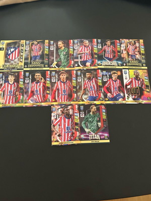 Κάρτες ποδοσφαίρου 2025 σαν καινούργιο, Atletico de Madrid