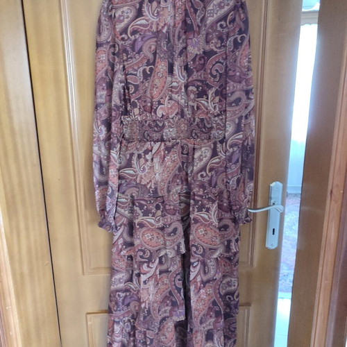 Shein long dress new, size Large, earthy tones