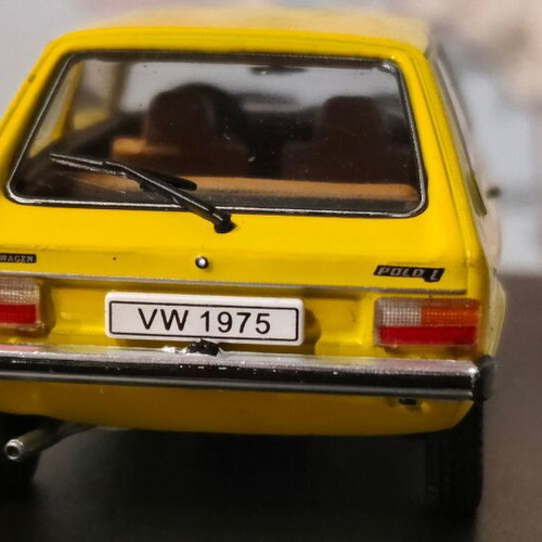 Μινιατούρα Volkswagen Polo 1975 καινούργια, κλίμακα 1/43