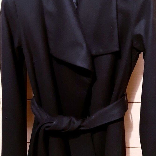 Zara wool coat black Large/XL like new