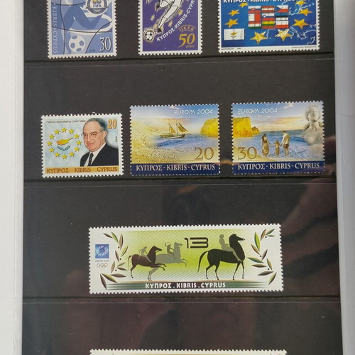 Commemorative Stamp Series of Cyprus Post 2004 used