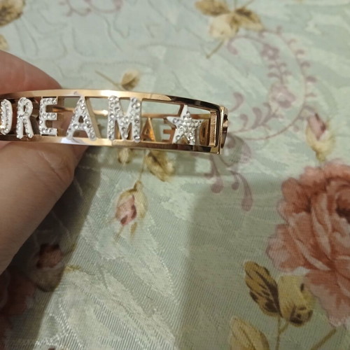 Dream Stainless Steel Bracelet New Pink Gold
