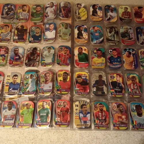 Football Metal Tags Set of 200 Used in Album