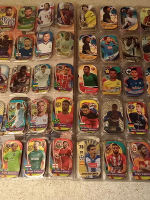 Football Metal Tags Set of 200 Used in Album