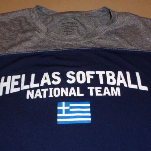 Hellas Softball National Team Training T-Shirt large, like new