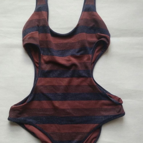 H&M one-piece swimsuit new, medium, iridescent multicolor