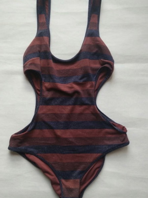 H&M one-piece swimsuit new, medium, iridescent multicolor