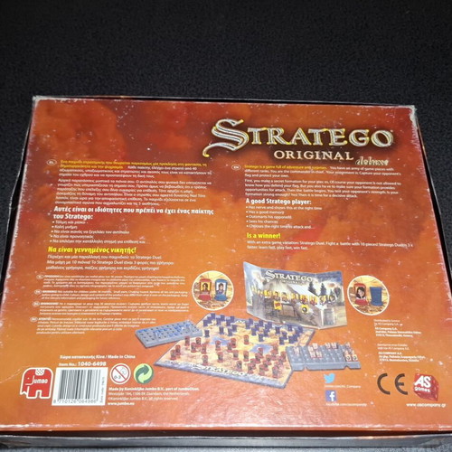 Stratego Original Deluxe board game used with missing pieces