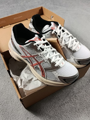 Asics Gel-1130 λευκά Desert Red vintage αθλητικά παπούτσια καινούργια μέγεθος 37