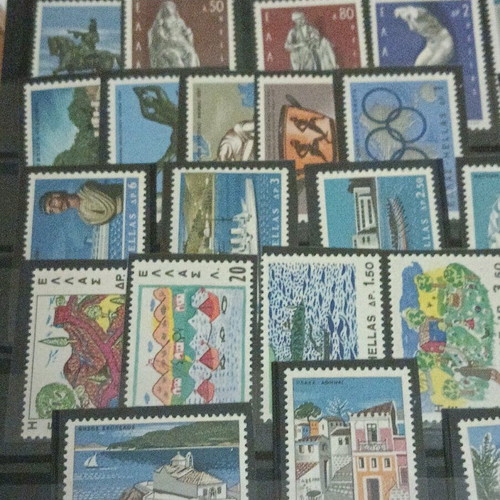 Greek stamps new, collectible 1967 series, 8 sets