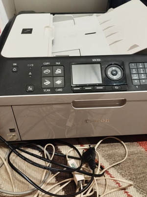 Canon Pixma MX350 multifunction printer used with Wi-Fi and scanner