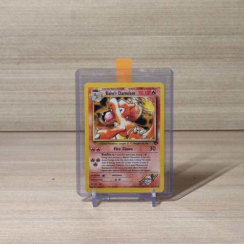 Pokemon TCG Gym Challenge Blaine's Charmeleon card used