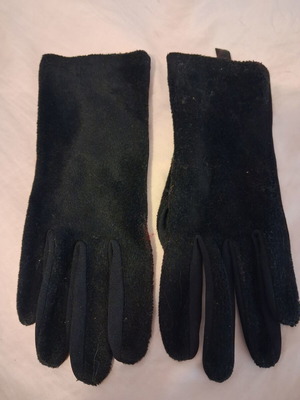 Women's gloves like new, black