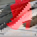  Μποτάκια suede κόκκινα