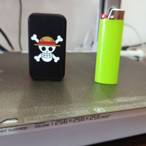 Lighter case with Luffy pirate king logo made to order