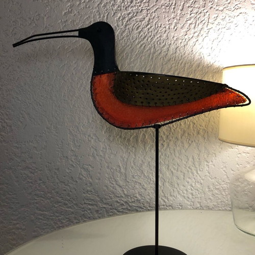 Candle holder like new with metal base
