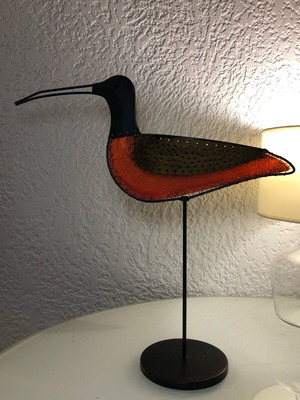 Candle holder like new with metal base