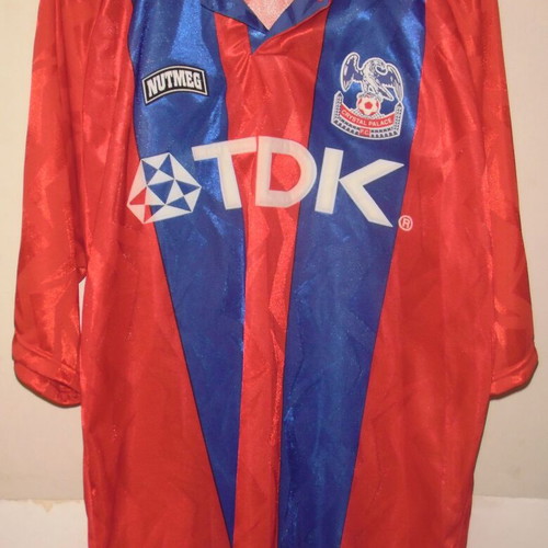 Crystal Palace 1994-95 authentic home football jersey, large