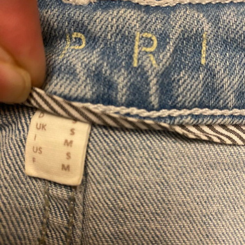 Mini denim skirt Esprit blue like new, small/medium