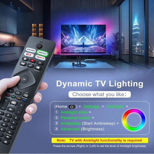 Remote control for Philips Ambilight TV 4K OLED LED Ultra HD FHD new