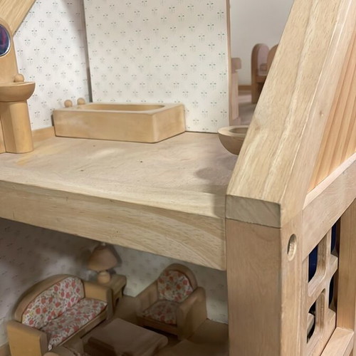 Plan Toys Wooden Dollhouse like new